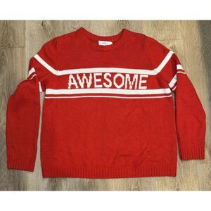 Forever 21 Red/white Logo -Awsome -womens sweater‎ US sz-1X Ugly Christmas